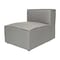 Flash Furniture Bridgetown Luxury Modular Sectional Sofa, Armless Center Seat, Gray IS-IT2231-MC-GRY-GG - alternate 4